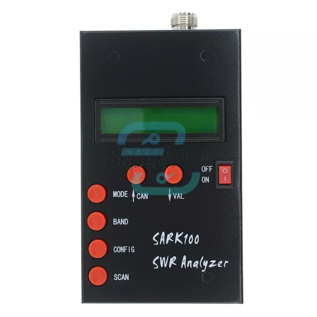 SARK-100 Mini60 HF ANT SWR Antenna Analyzer Meter 1-60 Mhz SARK100 for Ham Radio