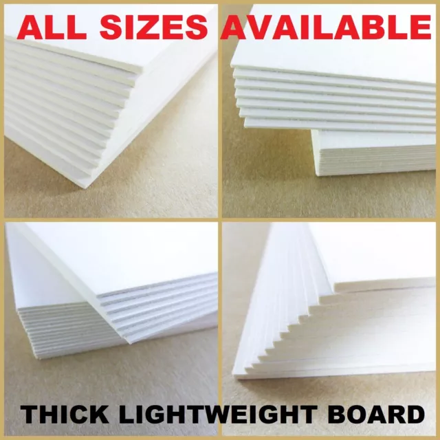 Backing Board Cardboard Craft Card Thick Paper Mount Model Art Kraft A5 A4 A3 A2