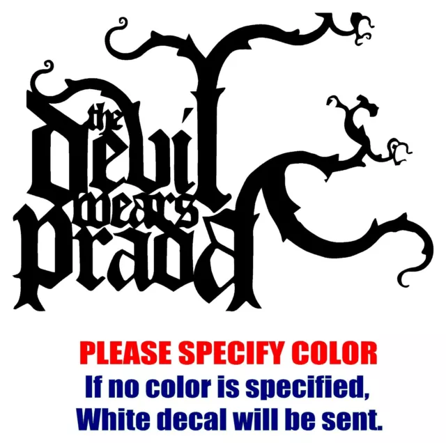 The Devil Wears Prada Band JDM Vinyl Decal Car Sticker Window bumper Laptop 7"