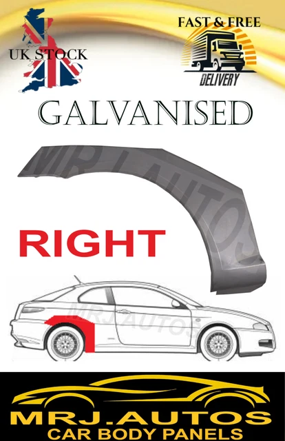 FOR ALFA ROMEO GT 03-10 SILL REPAIR BODY RUST OUTER PANEL 175CM Galvanised Right 373993051911 2