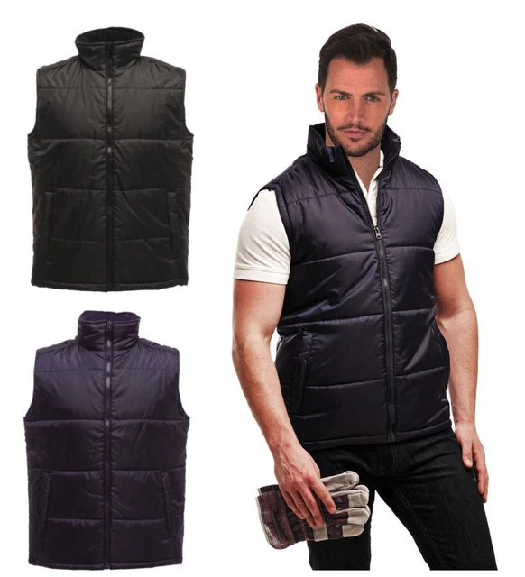 Gilet Body Warmer Waistcoat Mens Padded Gillet Sleeveless Coat Quilted Warm NEW