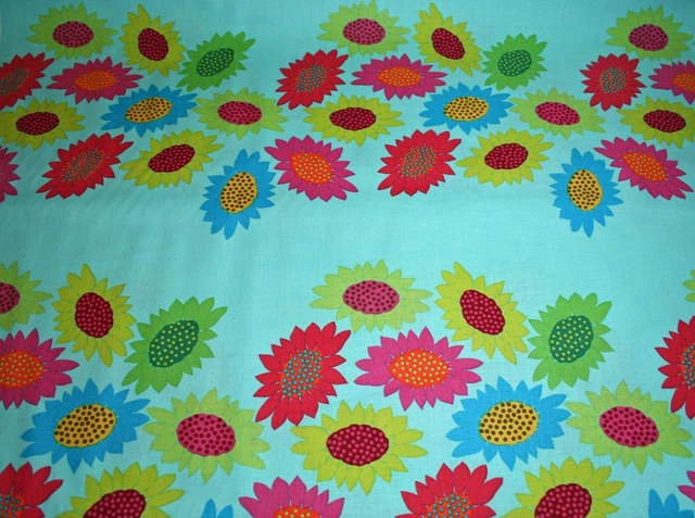 FAT QUARTER ~ HTF Receiving Line Ice GARDEN PARTY Anna Maria Horner fq088