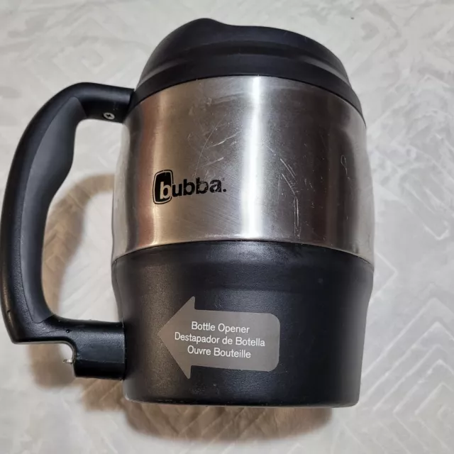 Bubba Keg Classic 52oz Insulated Mug Cup Tumbler Black Stainless water jug