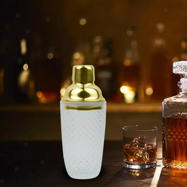 Glass Cocktail Shaker 350ml Martini Making Set with