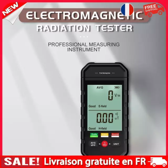 fr ET925 Electromagnetic Field Radiation Detector Tester Handheld Digital LCD Me