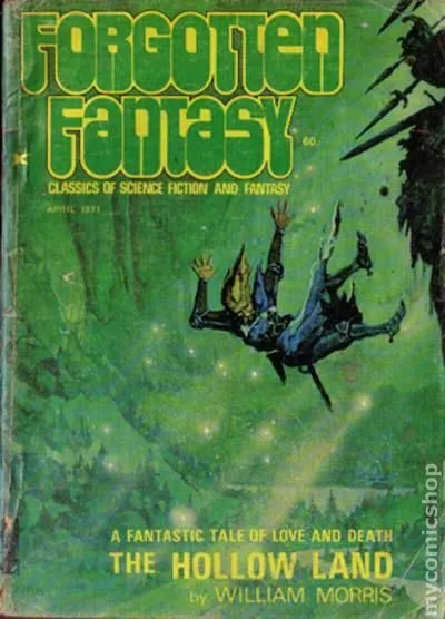 Forgotten Fantasy Digest #4 VG 1971 Stock Image