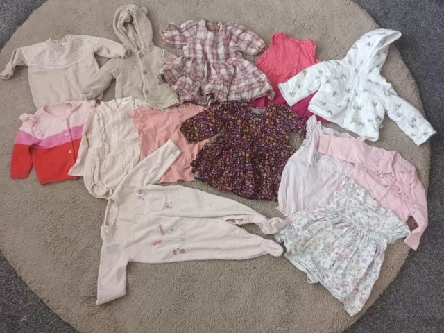 Pacchetto Next Zara Cath Kiton Etc Bambine Età 3-6 Mesi 13 Articoli (Bba12)