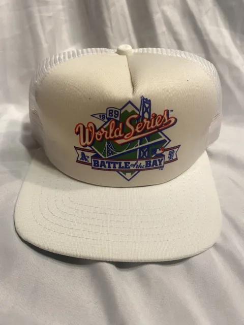 1989 World Series New Era Pro Design Snapback Cap Hat Mesh Oakland A’s SF Giants