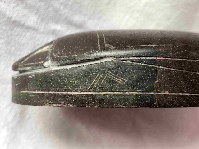 SCARABÉE DE COEUR. Égypte, basse époque en schiste 7