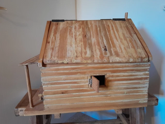 Scrap Built Model SCRATCH BUILT RUSTIC wooden model cabin made from scrap wood Β£20.00 ...