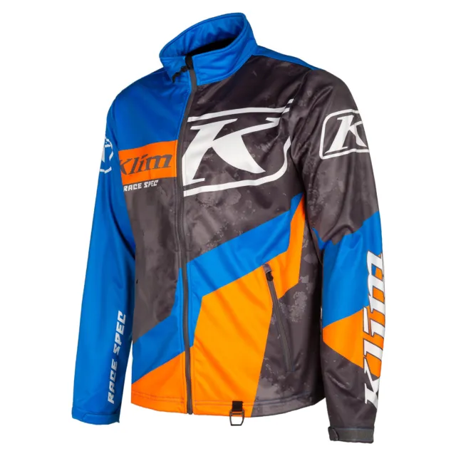 KLIM Sample Revolt Snowmobile Race Spec Jacket - Men's Large - Blue/Gray