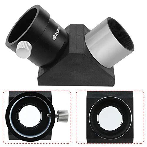 Prisma óptico de 1,25 pulgadas 90 grados prisma interior en lugar de espejo