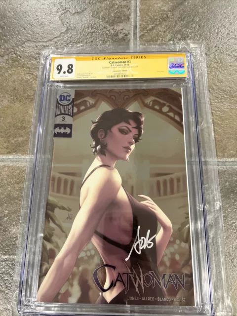 Catwoman #3 DC Convention Foil CGC 9.8 SS Signed by Artgerm