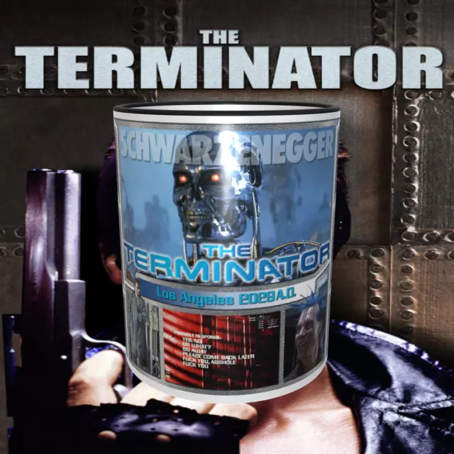 The Terminator Arnold Schwarzenegger  11oz  Coffee Mug  NEW Dishwasher Safe