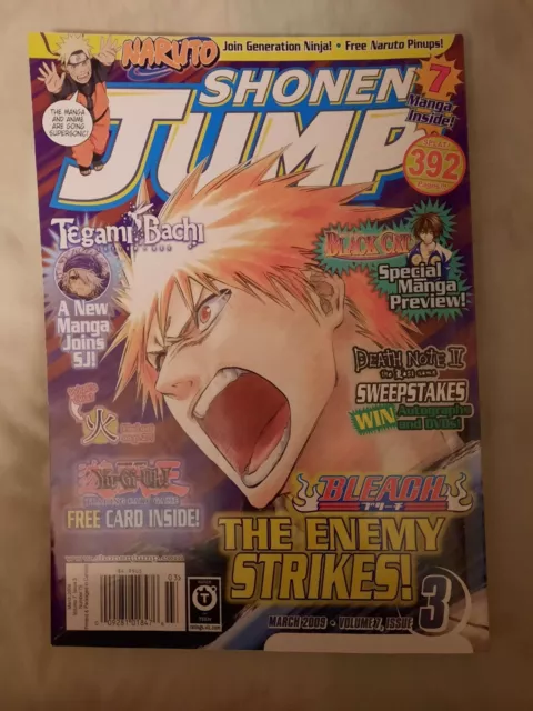Shonen Jump March 2009 Vol 7 Issue 3 #75 Bleach The Enemy Strikes!