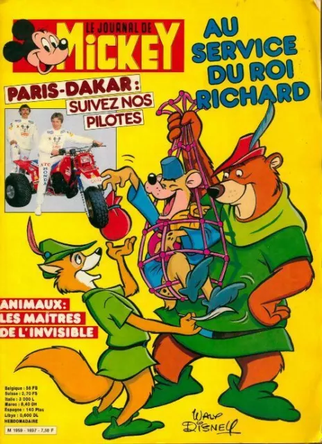 3073652 - Le journal de Mickey n°1697 : Au service du roi Richard - Collectif