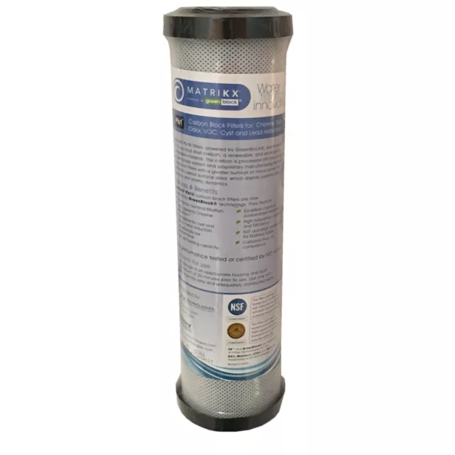 0.5uM Pentek CBR2-10 High Volume Carbon Water Filters Chlorine Chemical Filter 3