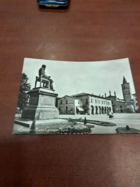 Cartolina Busseto_ Piazza Giuseppe Verdi