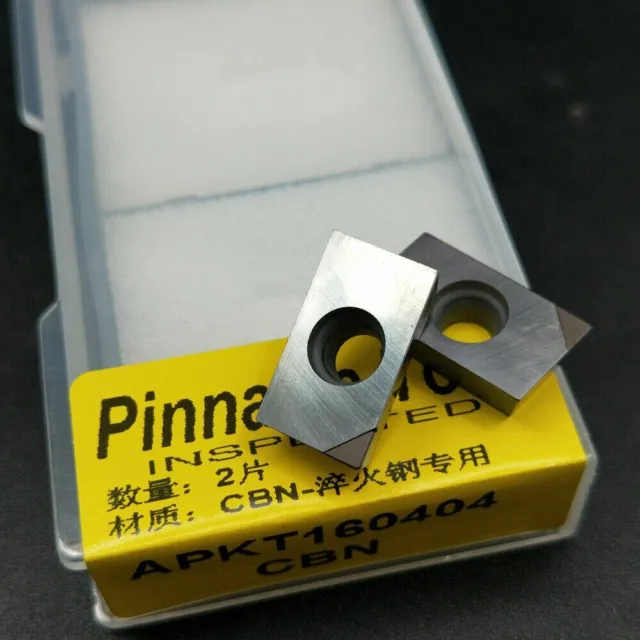 2pc APKT1604 CBN APKT 1604 CBN carbide insert Turning blade for steel processing
