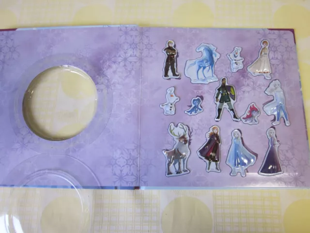 Disney "Die Eiskönigin II "Magnet-Spiel-Buch" Lernspaß mit 13 Magneten 3