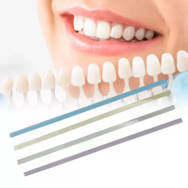 60 STÜCKE Zahn Schleifpapier Dental Polierstreifen Dental Sandpa NEW