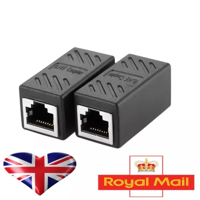 RJ45 Ethernet Female to Female Connector Adapter Coupler CAT5 CAT5e CAT6 CAT7 /8