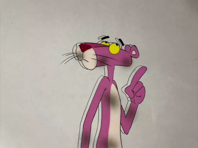 PINK PANTHER Animation Cel  Production Art Vintage cartoons Cartoon Network 113