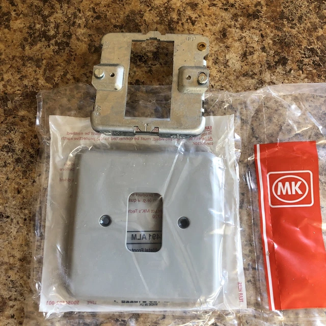Single Module Switch Plate MK K3491 ALM Metalclad Plus 1 Module Switch Plate + 1G Yoke £5.50 ...