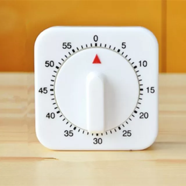 Square 60minute Mechanical Kitchen Food Reminder Cook Cooking Timer