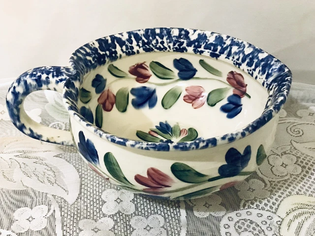 Majolica Studio Pottery Bowl Signed Reneé Dated ‘1993 - Italian Look