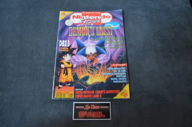 Magazine Jeux Vidéos Nintendo Player n°27 - Demon's Crest Gargoyle's Quest DBZ 3