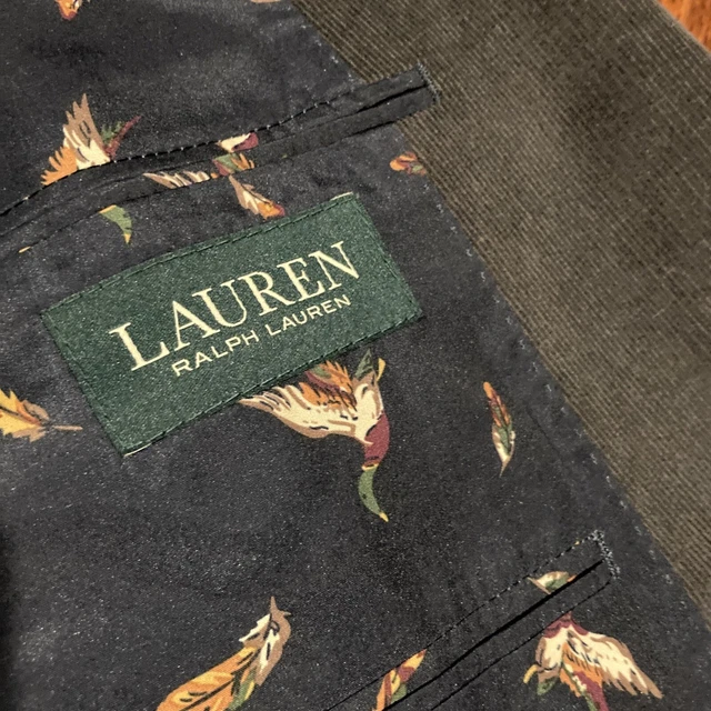 Women’s Ralph Lauren Duck Hunt Lined Corduroy Blazer Jacket Sport Coat 20R