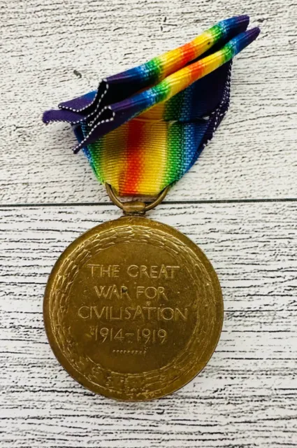 WWI British Medal The Great War For Civilisation 1914-1919 J7179 W.A.E. Harper