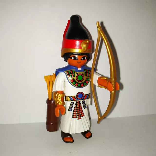 PLAYMOBIL - Lote Soldado Egipcio Capitán de la Guardia del Faraón Arquero