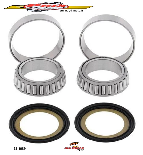 Kit Roulements De Colonne De Direction Pour KAWASAKI GTR 1000 (1986 à 2004) - Marque QMP - Neuf