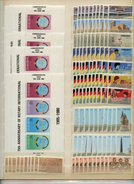 ZIMBABWE Stock of MNH ** Stamps Sets