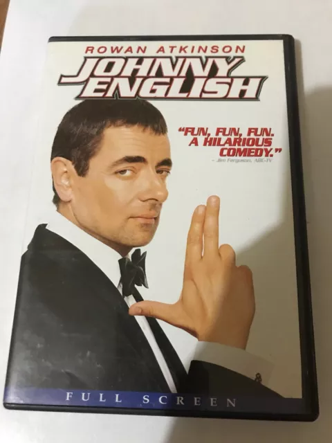 JOHNNY ENGLISH Dvd 2004 Full Screen. Canadian Rowan Atkinson