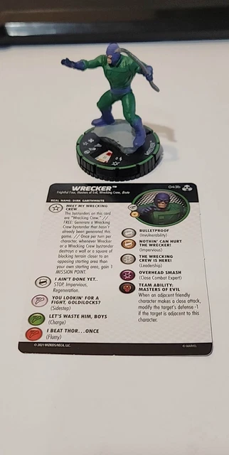 HeroClix Marvel Avengers War of Realms: Wrecker #043b
