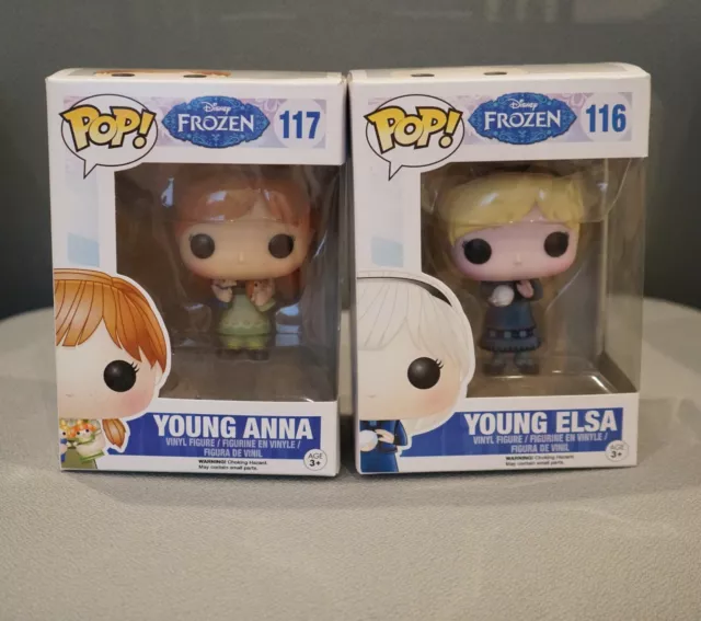 Disney's Frozen Funko Pop! Young Elsa and Anna Bundle