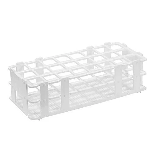 Plastic Lab Test Tube Rack Storage Stand Holder Detachable For 25mm Test Tubes 2
