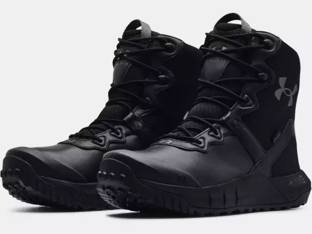 Men's Under Armour Micro G® Valsetz Leather Waterproof Tactical Boots