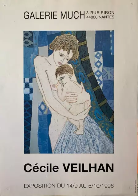 Affiche Exposition Cecile Veilhan Galerie Much Nantes 1996 (56)