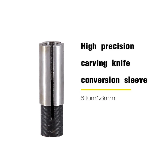 6mm To 3.175mm Accurate Engraving Bit CNC Router Tool Adapter For Collet UK LVE