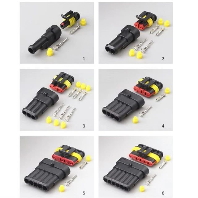 Connettore Deutsch Serie DT - 6 Vie P.m. Nero - MES Connettori - Foto 9