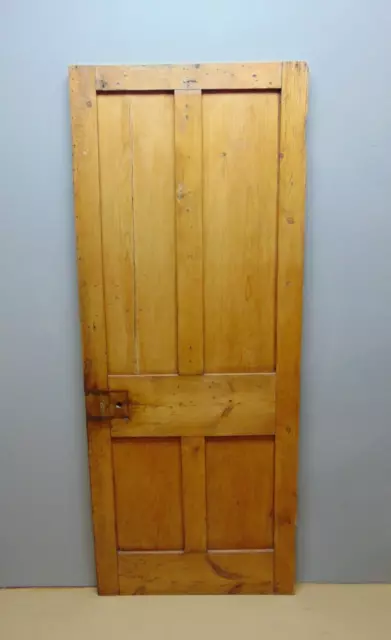 Door  29 3/4" x 73 1/2"  Pine Victorian Door 4 Panel Internal Wooden ref 79D