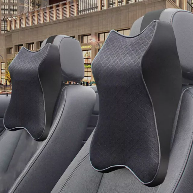 Car Seat Headrest Pad Memory Foam Pillow Auto Head Neck Rest Back Cushion 1-5PCS