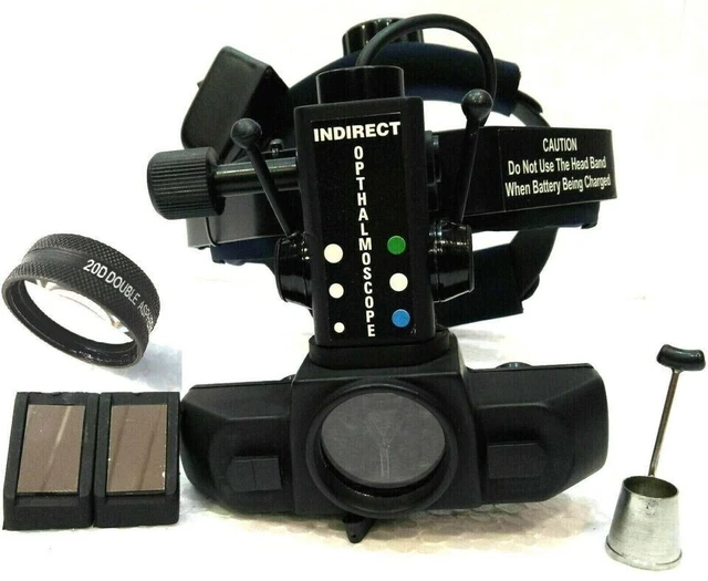 Ophtalmoscope Binoculaire Indirect Zaiss Avec Lentille 20D - Neuf, Usage Médical