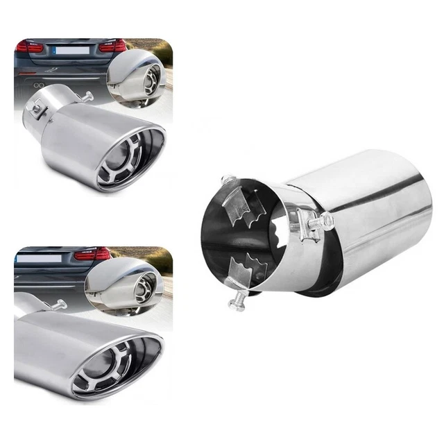 Exhaust Tube Silencer Universal Decoration Car Rear Pipe Exhaust Muffler Metal