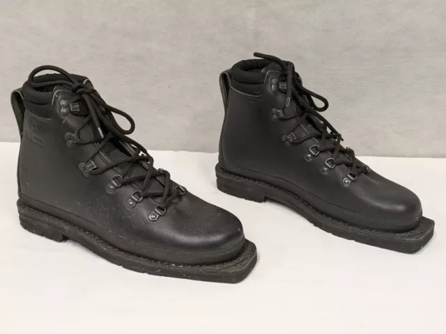 ALICO NORDIC Leather March Ski Boot Telemark 75mm Double Expedition size 12 W 36.00 PicClick UK
