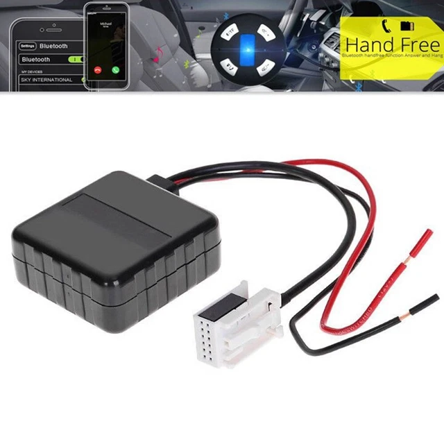 MODULO BLUETOOTH AUTO per cavo aux radio stereo E60 adattatore audio ...